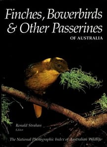 Front cover of Finches, Bowerbirds & Other Passerines Book with contributions by Peter Rowland