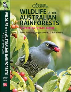 Rainforests Book Front cover of Australia's Birdwatching Megaspots book showing a picture of an Eastern Spinebill